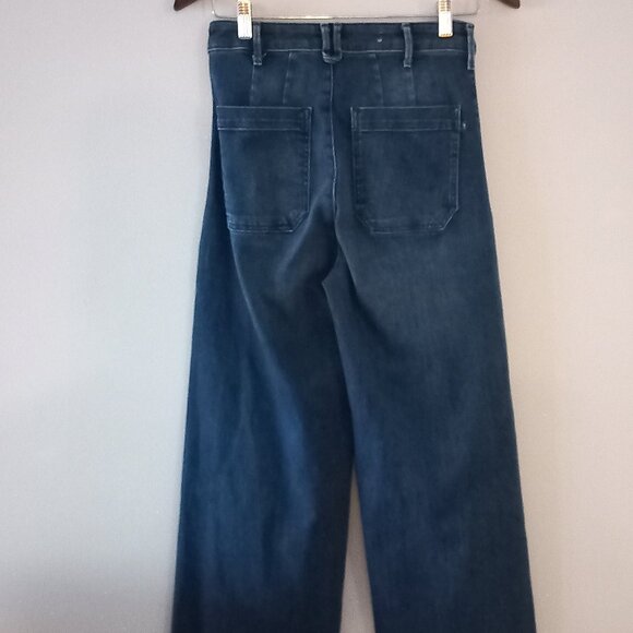PILCRO (anthropologie) high waist wide leg jeans - Picture 8 of 13